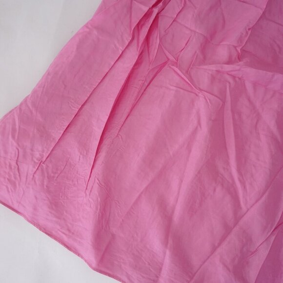 Vintage Bridal Originals Pink Bridesmaid 80's Prom Midi Short Sleeve Dress 10 - Picture 6 of 14